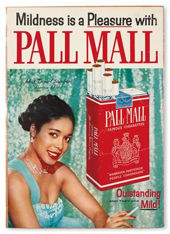 (BUSINESS.) Mildness is a Pleasure with Pall Mall--pair of cigarette posters for the African-American market.